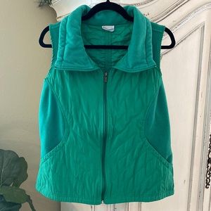 Columbia Kelly Green Vest, Women’s size Large